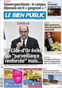 Portada de Le Bien Public (Francia)