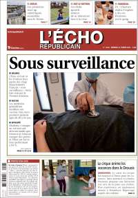 Portada de L'Echo Républicain (Francia)