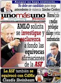 Portada de unomásuno (México)