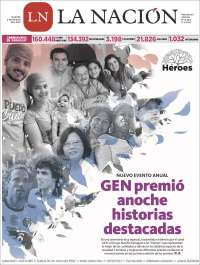 Portada de La Nación (Paraguay)