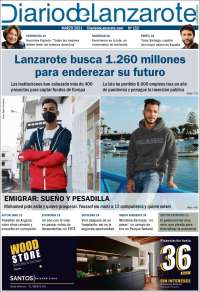 Portada de Diario de Lanzarote (España)