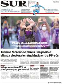 Portada de Diario el Sur (Espagne)