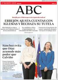 Portada de ABC (España)