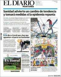 Portada de El Diario Montañés (España)