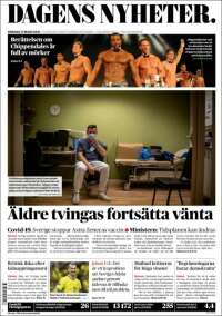 Portada de Dagens Nyheter (Sweden)