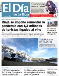 Portada de El Día de La Rioja (España)