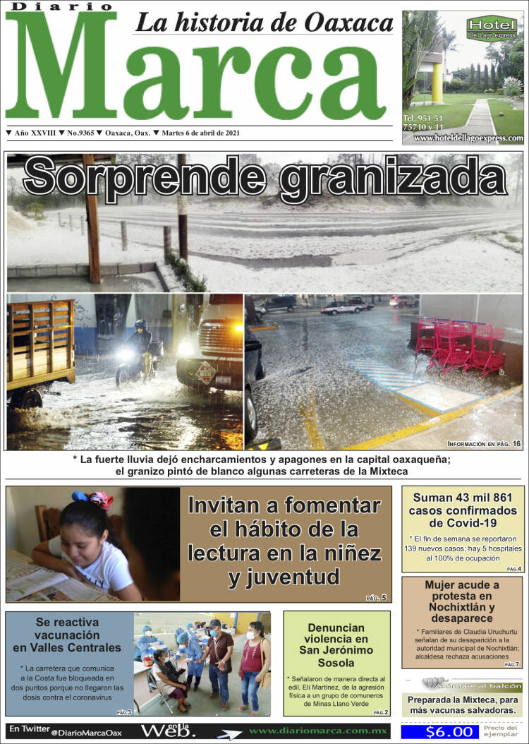 Portada de Diario Marca (México)