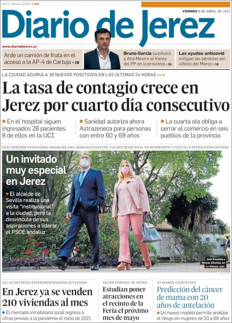 Portada de Diario de Jerez (España)