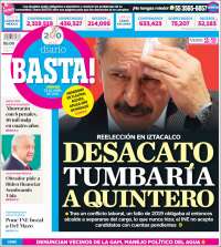 Portada de Diario Basta (México)