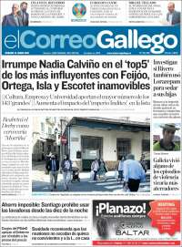 Portada de El Correo Gallego (Spain)