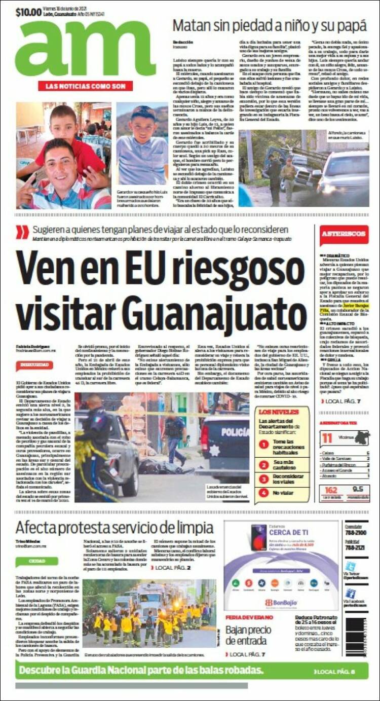 Portada de Al Día A.M. (México)