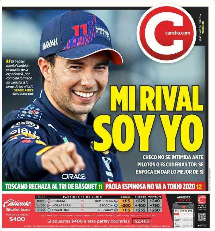 Portada de Cancha (México)