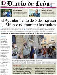 Portada de Diario de León (España)