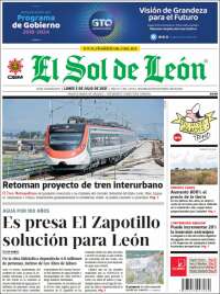 Portada de El Sol de León (México)