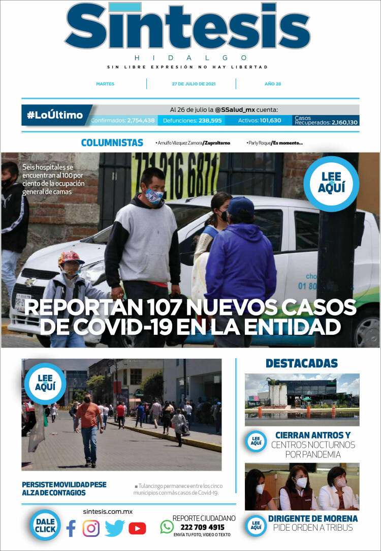 Portada de Sistesis - Hidalgo (México)