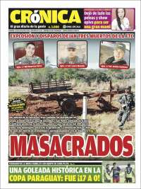 Portada de Diario Crónica (Paraguay)