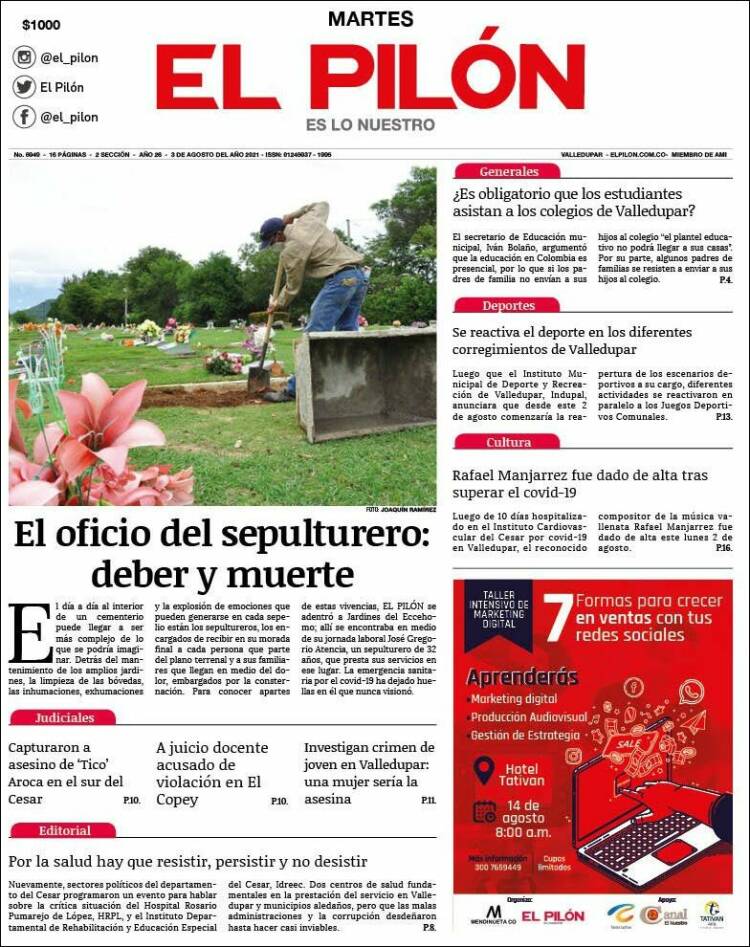 Portada de El Pilón (Colombia)