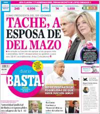 Portada de Diario Basta (México)