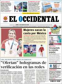 Portada de El Occidental (México)