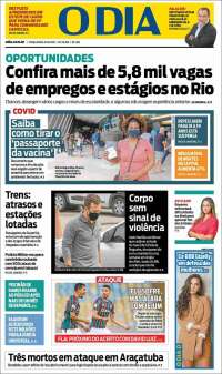 Portada de O Dia (Brasil)