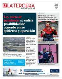 Portada de La Tercera (Chile)