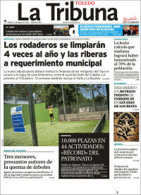 Portada de La Tribuna de Toledo (España)