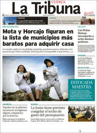 Portada de La Tribuna de Cuenca (España)