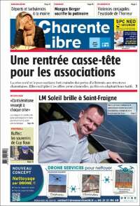 Portada de Charente Libre (Francia)