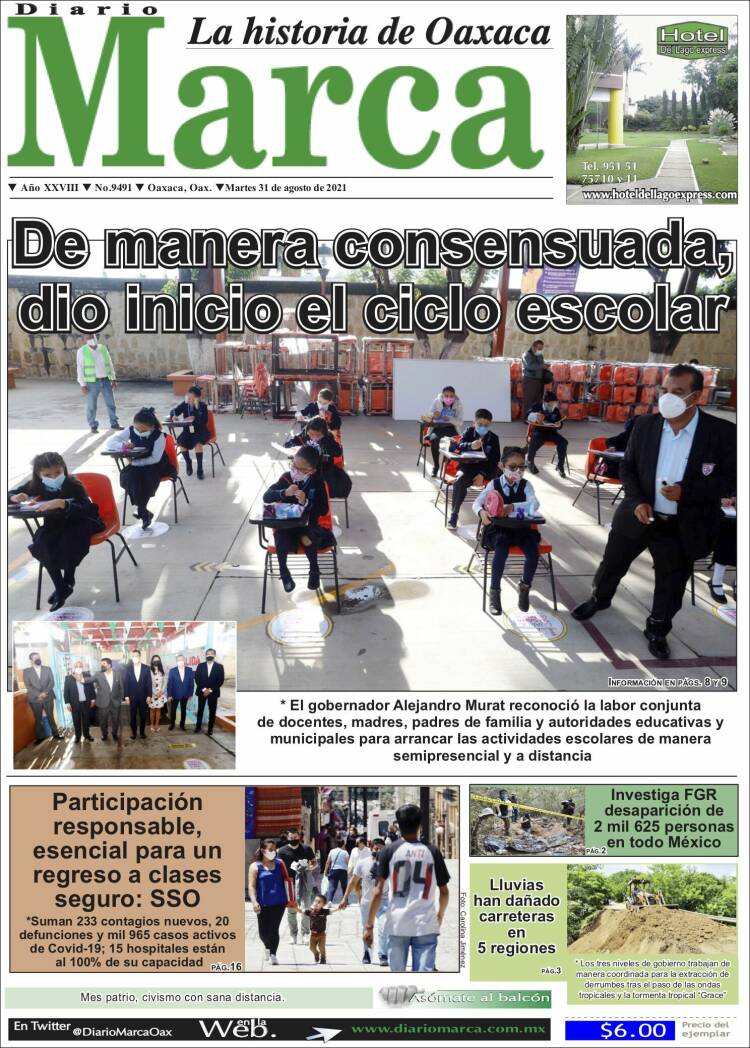 Portada de Diario Marca (México)