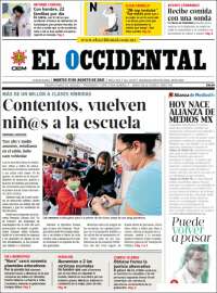 Portada de El Occidental (México)