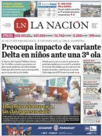 Portada de La Nación (Paraguay)