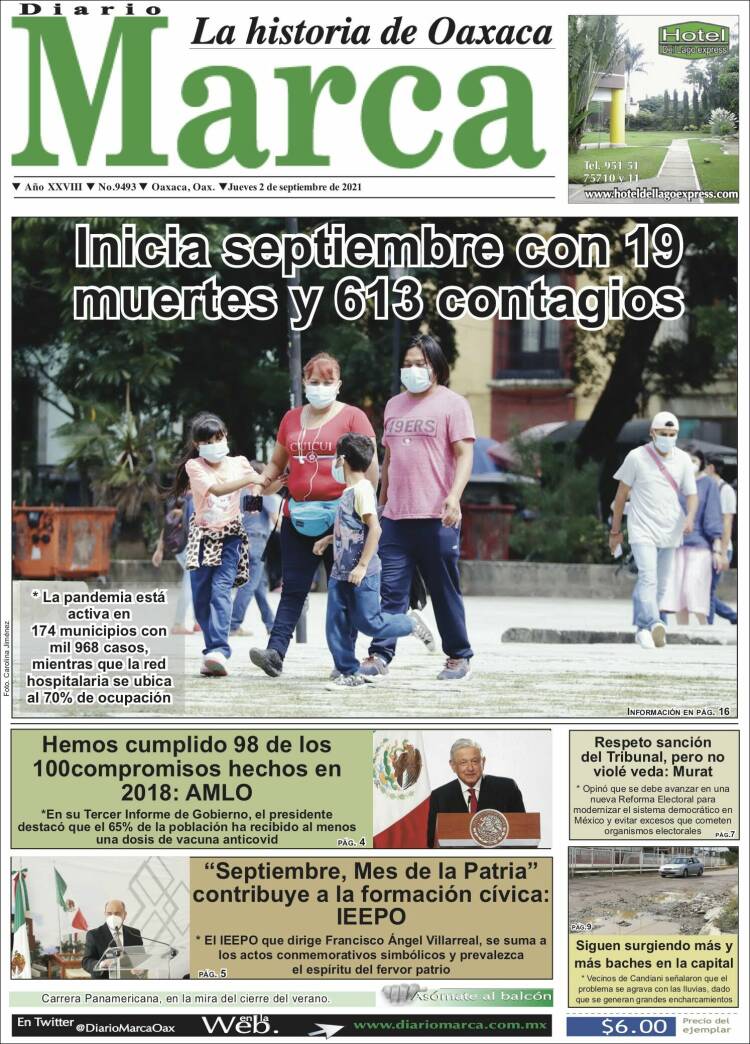 Portada de Diario Marca (México)