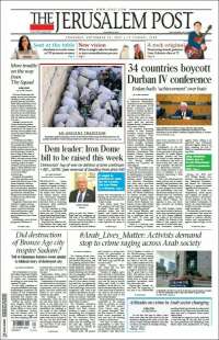 Portada de The Jerusalem Post (Israël)