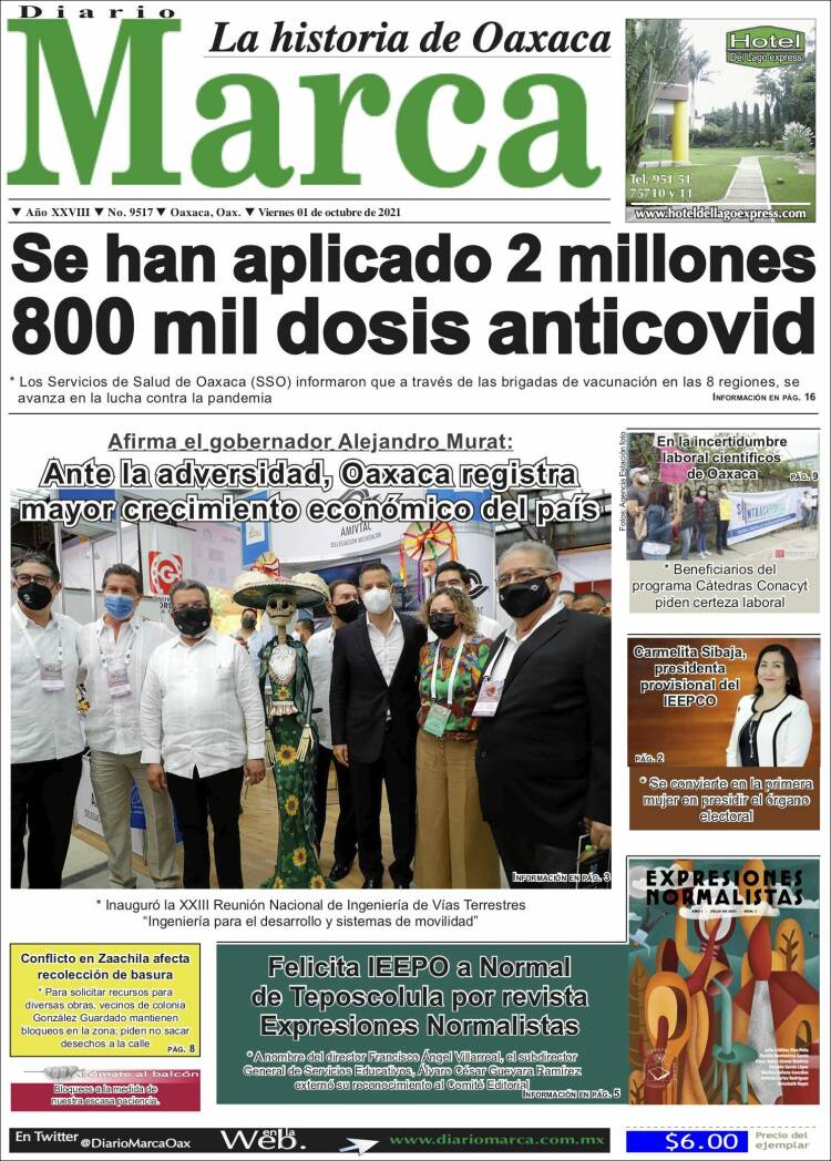Portada de Diario Marca (México)