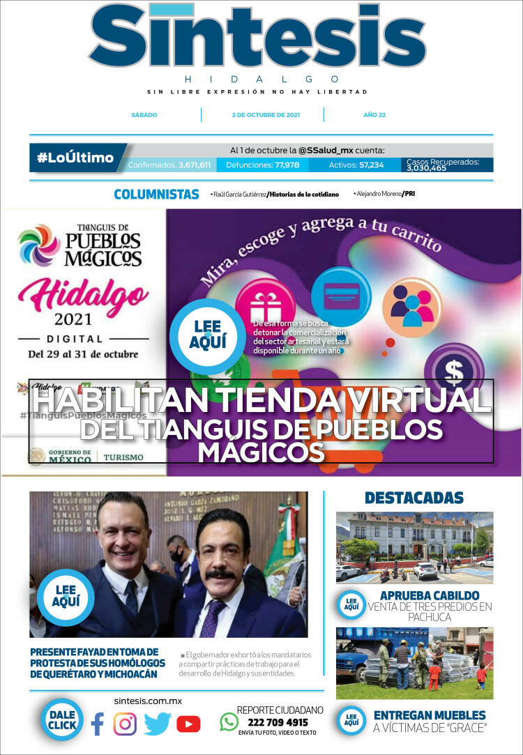 Portada de Sistesis - Hidalgo (México)