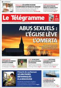 Portada de Télégramme (Francia)