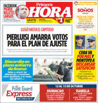 Portada de Primera Hora (Puerto Rico)