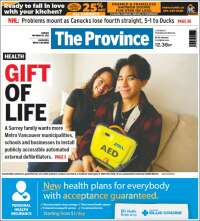 Portada de The Province (Canadá)