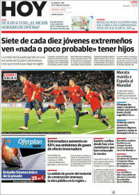 Portada de Hoy - Badajoz (España)