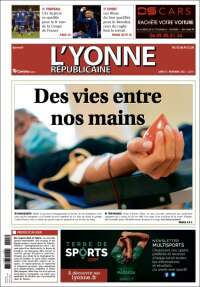 Portada de L'Yonne-Républicaine (Francia)