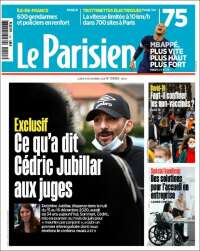 Portada de Le Parisien (Francia)