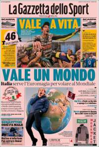 Portada de La Gazzetta dello Sport (Italy)