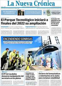 Portada de La Nueva Crónica (Espagne)