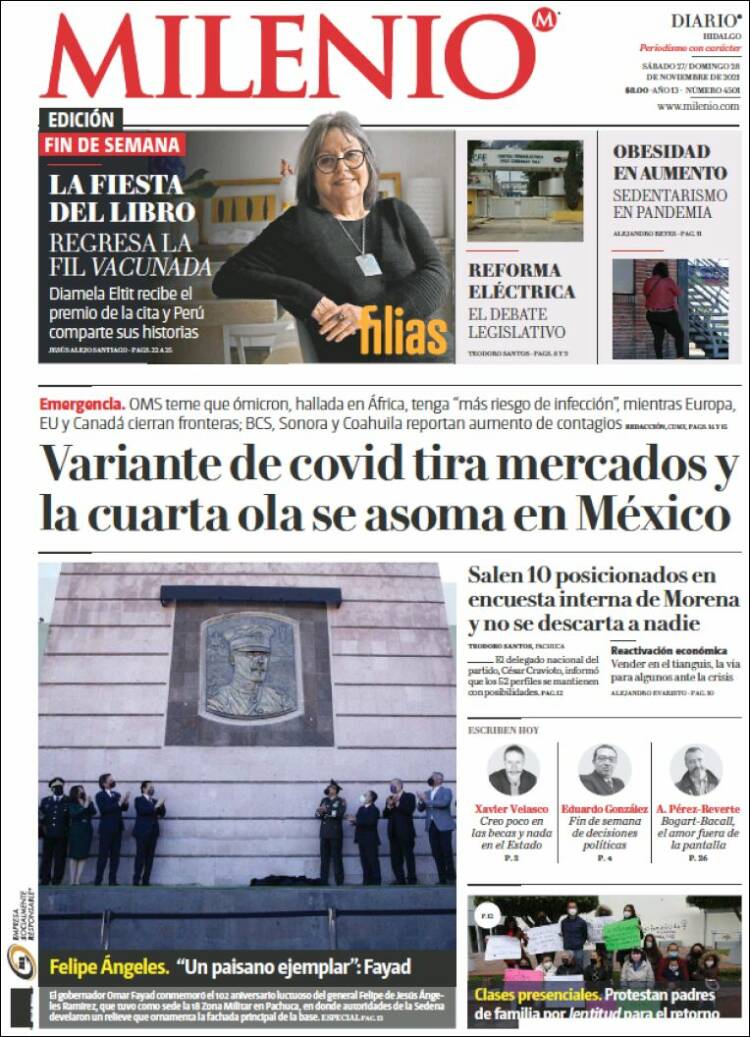 Portada de Milenio de Hidalgo (México)