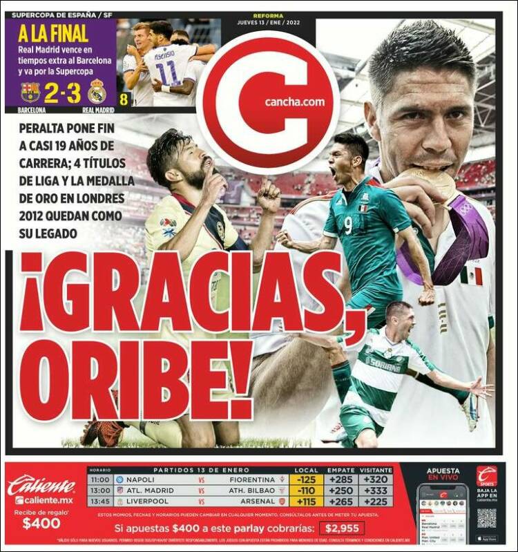 Portada de Cancha (México)