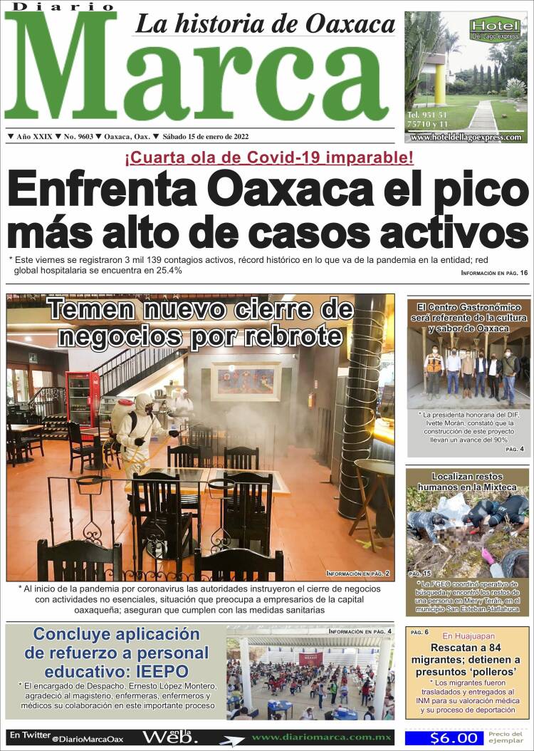 Portada de Diario Marca (México)