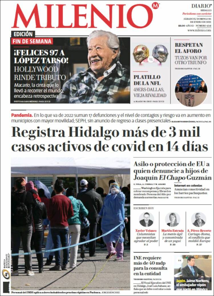 Portada de Milenio de Hidalgo (México)
