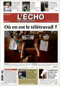 Portada de L'Echo Républicain (Francia)