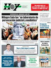 Portada de Diario Hoy (Argentina)