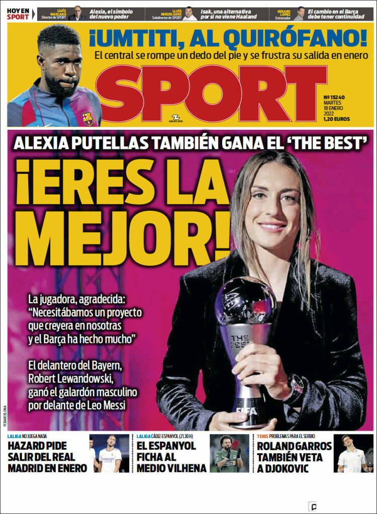 Portada de Sport (Spain)